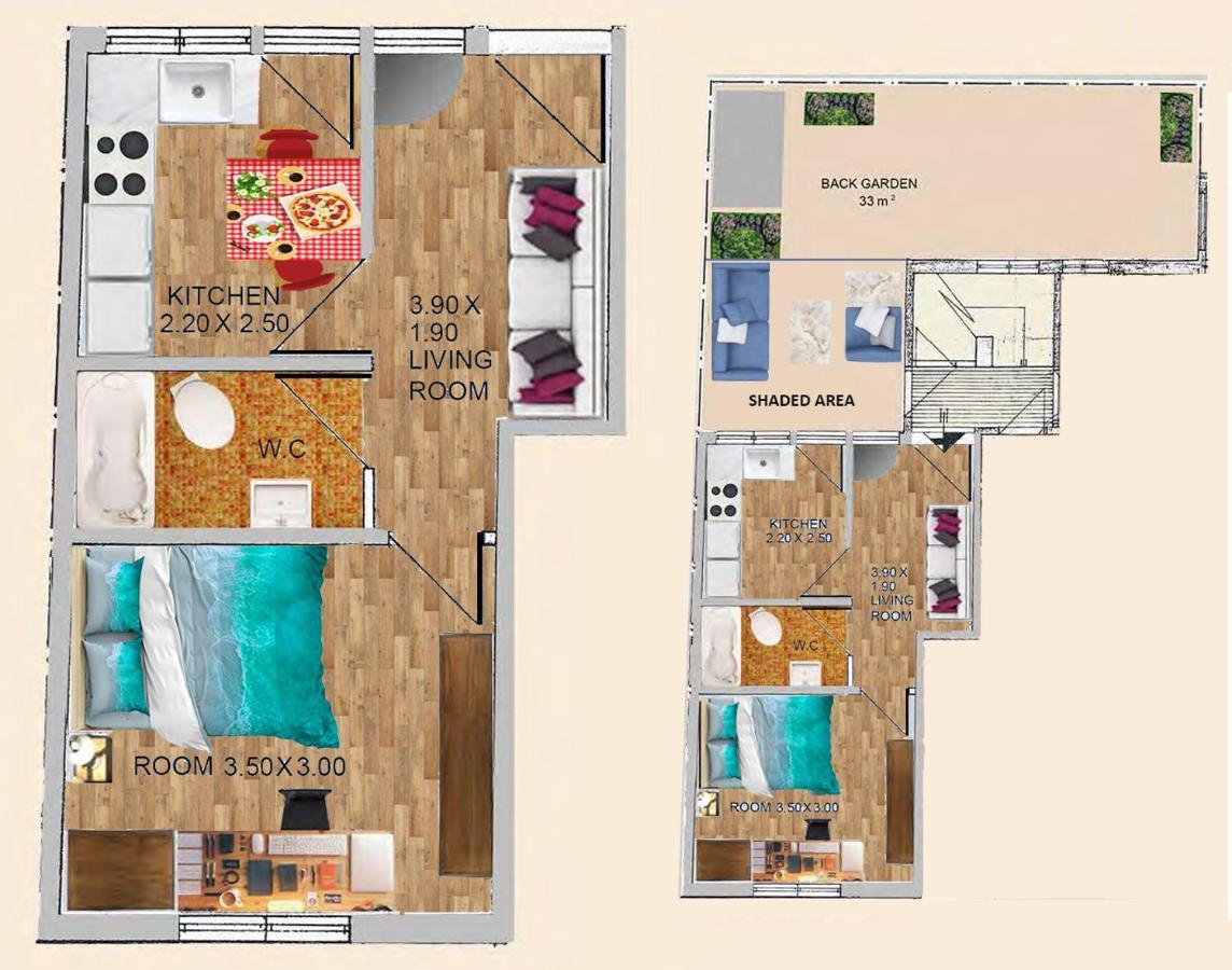 Studio Apartamento Atenas Exterior foto
